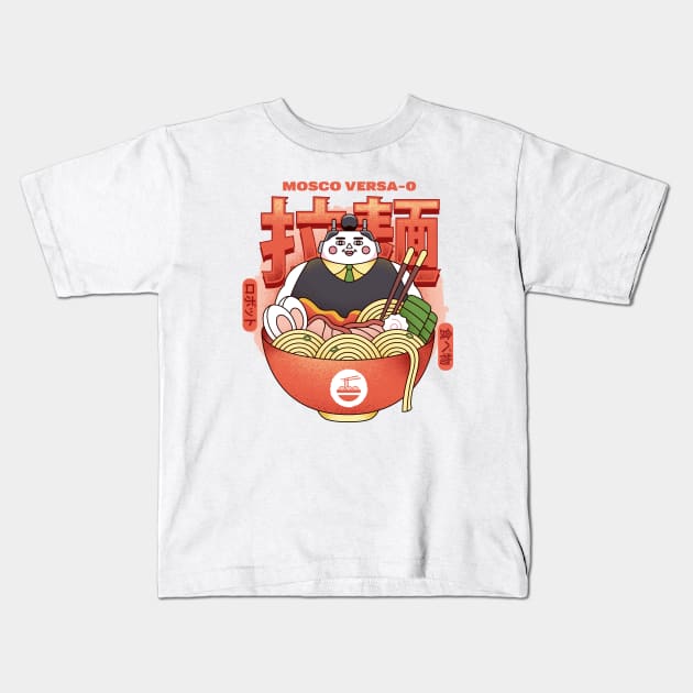 Mosco Versa Ramen Kids T-Shirt by Lagelantee